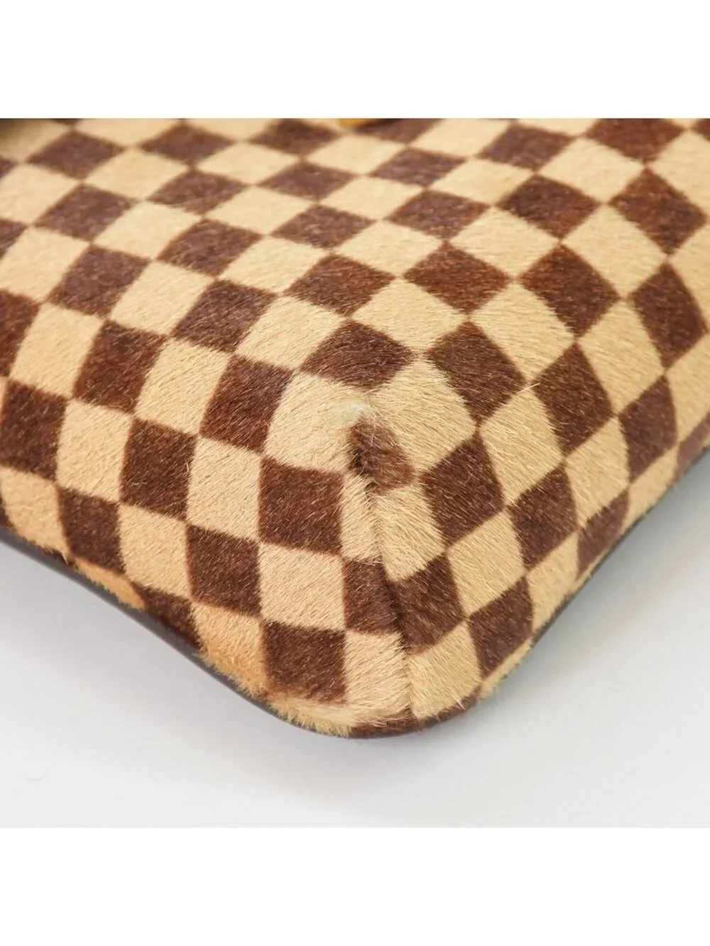 Louis Vuitton Damier Sauvage Gazelle Cross Calf Hair Brown Crossbody